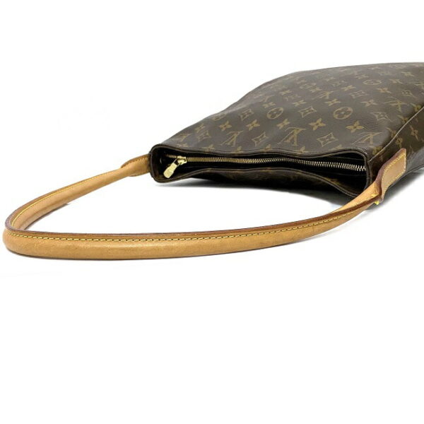 f14373 7 Louis Vuitton Looping Shoulder Bag Monogram Canvas Brown