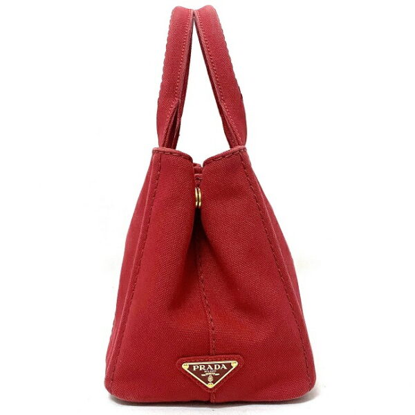 f16014 2 Prada 2way Bag Canvas Red