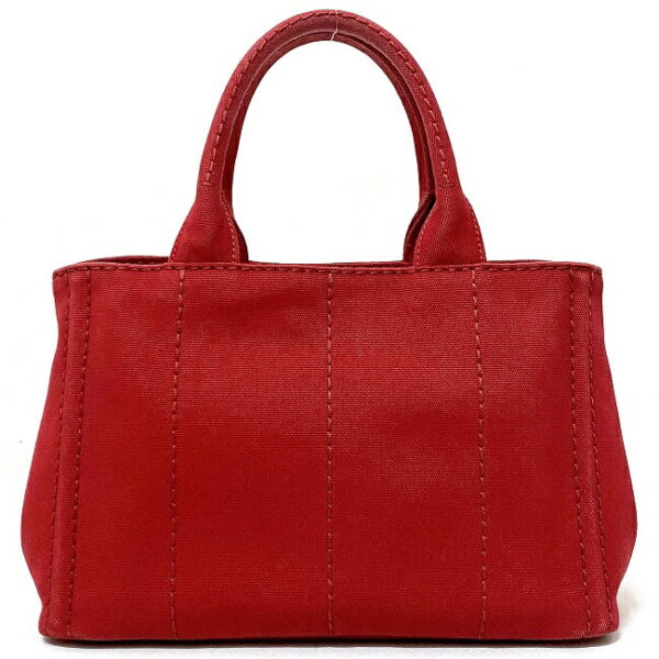 f16014 3 Prada 2way Bag Canvas Red