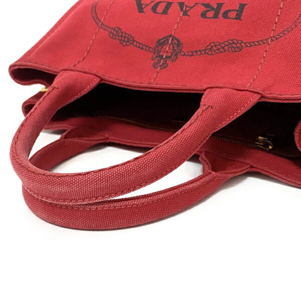 f16014 8 Prada 2way Bag Canvas Red