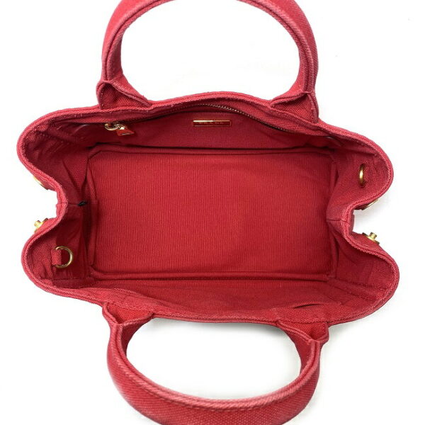 f16014 9 Prada 2way Bag Canvas Red