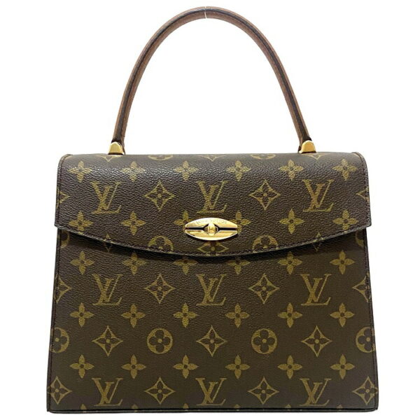 f16017 1 Louis Vuitton Malherbe Handbag Monogram Canvas Brown