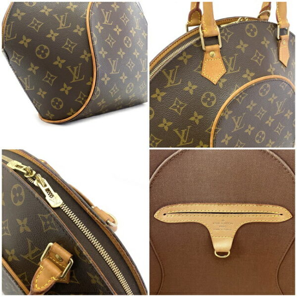 f16019 8 Louis Vuitton Ellipse Handbag Monogram Canvas Brown