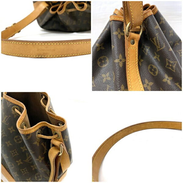 f16130 10 Louis Vuitton Noe Drawstring Bag Monogram Canvas Brown