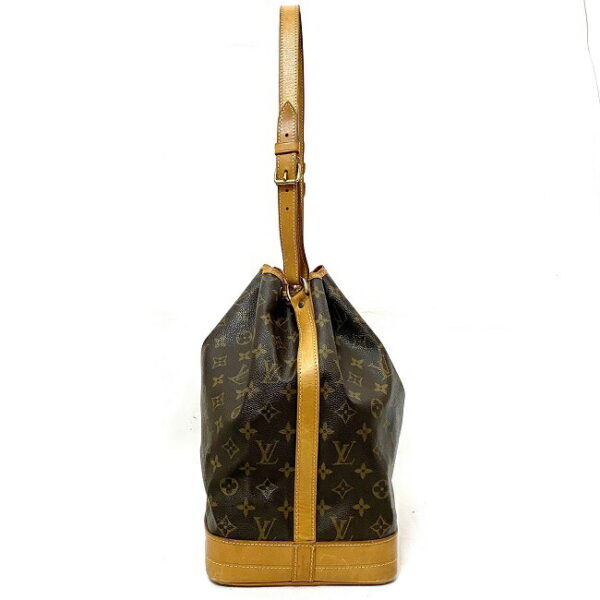 f16130 3 Louis Vuitton Noe Drawstring Bag Monogram Canvas Brown