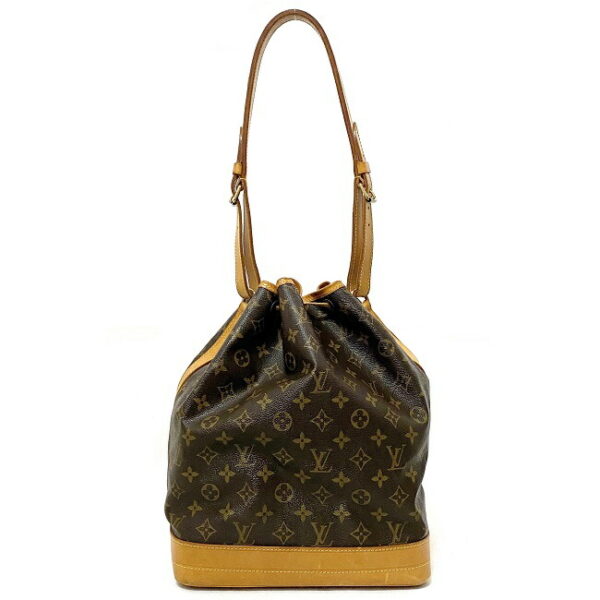 f16130 4 Louis Vuitton Noe Drawstring Bag Monogram Canvas Brown