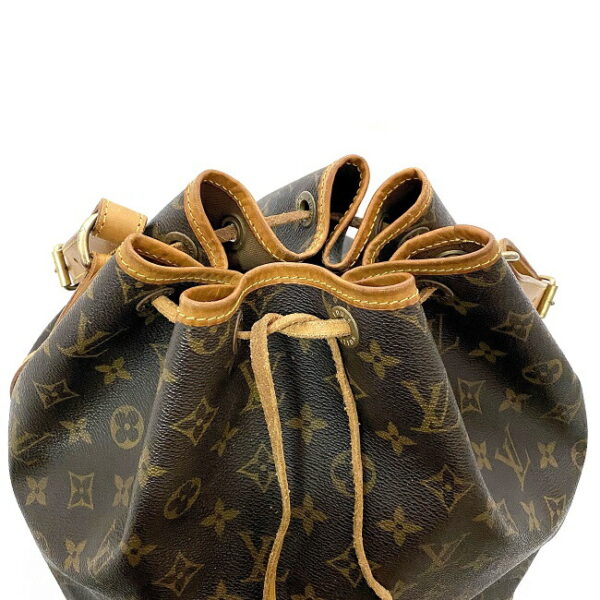 f16130 7 Louis Vuitton Noe Drawstring Bag Monogram Canvas Brown