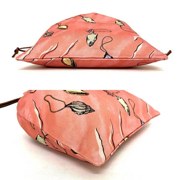 f16235 5 Loewe Drawstring Pouch Canvas Pink