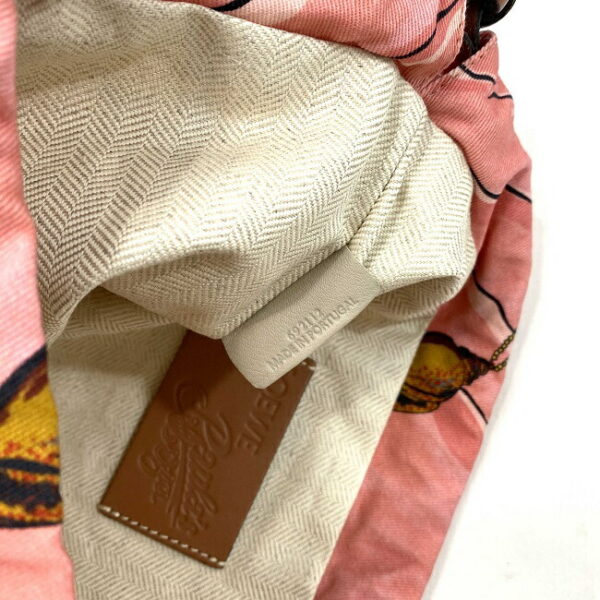 f16235 9 Loewe Drawstring Pouch Canvas Pink