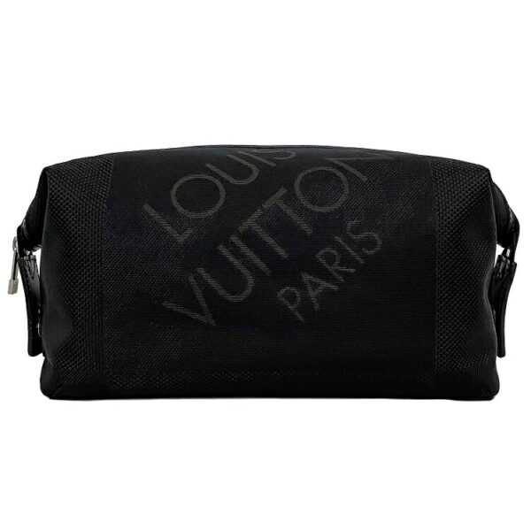 f16309 1 Louis Vuitton Albatross Clutch Bag Damier Canvas Black