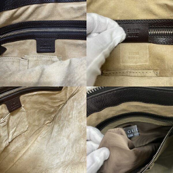 f16347 9 Gucci Messenger Bag Leather Brown