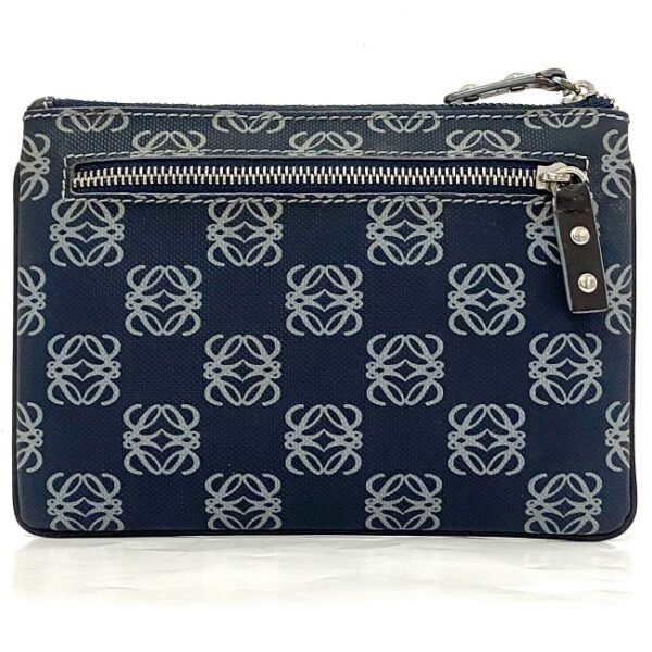 f16351 2 Loewe Pouch Leather Blue Blue