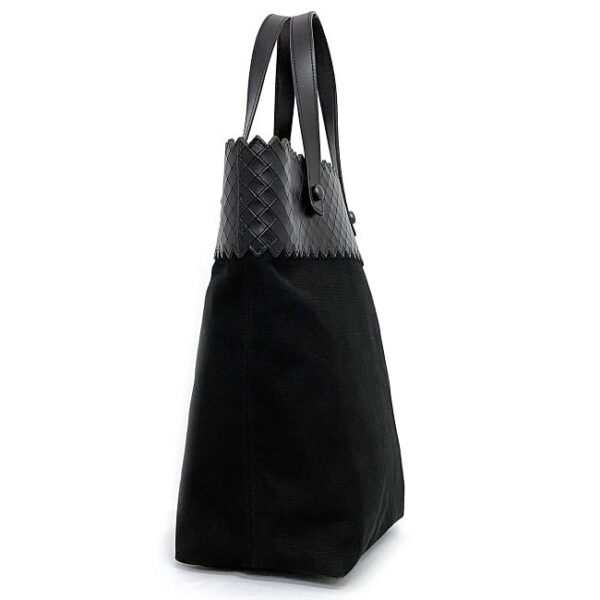 f16771 2 Bottega Veneta Tote Bag Intrecciato Leather Black