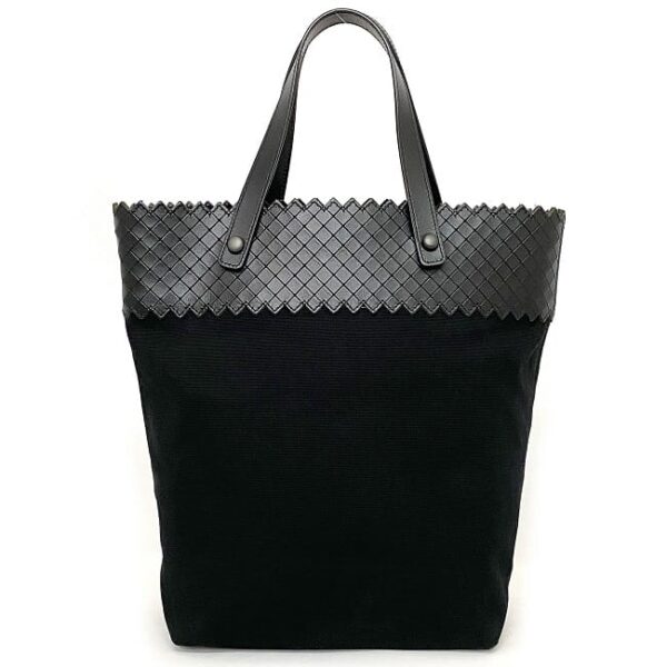 f16771 3 Bottega Veneta Tote Bag Intrecciato Leather Black