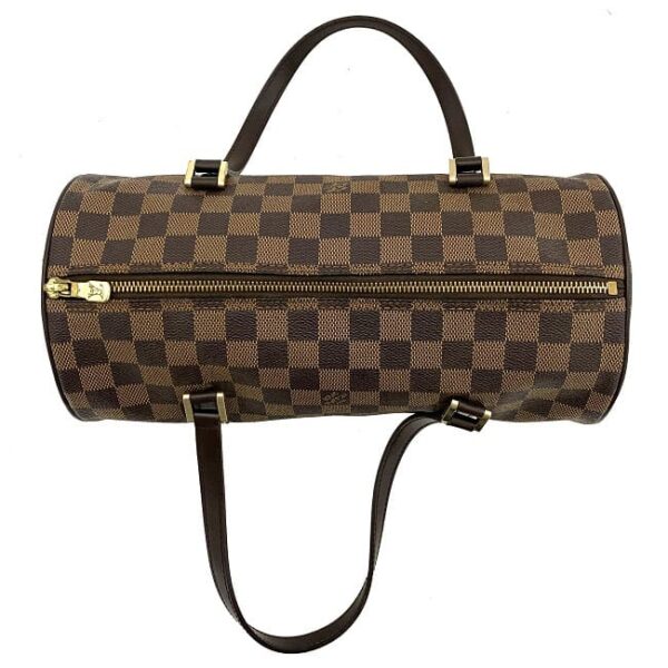 f16859 5 Louis Vuitton Papillon Mini Bag Damier Canvas Brown