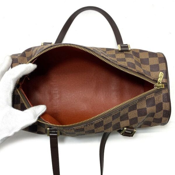 f16859 6 Louis Vuitton Papillon Mini Bag Damier Canvas Brown