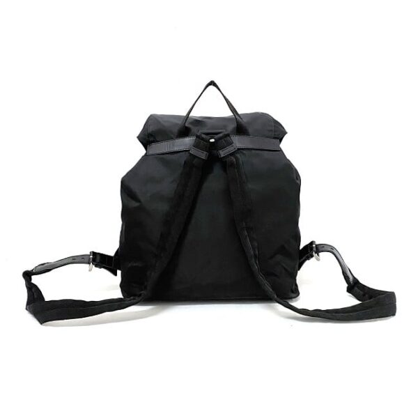 f16869 3 Prada Backpack Nylon Leather Black