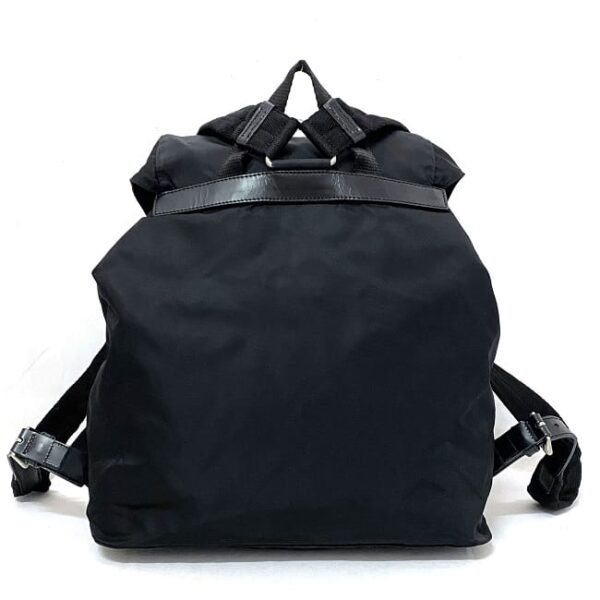 f16869 4 Prada Backpack Nylon Leather Black