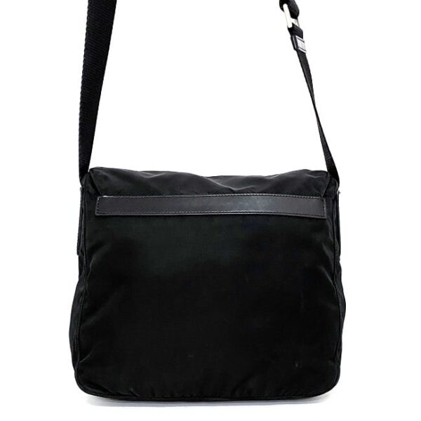 f16870 4 Prada Shoulder Bag Nylon Leather Black