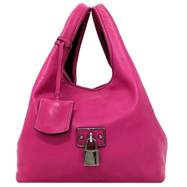 f17007 1 Loewe Mini Tote Bag Leather Pink