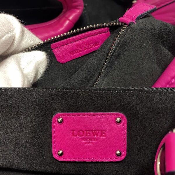 f17007 10 Loewe Mini Tote Bag Leather Pink