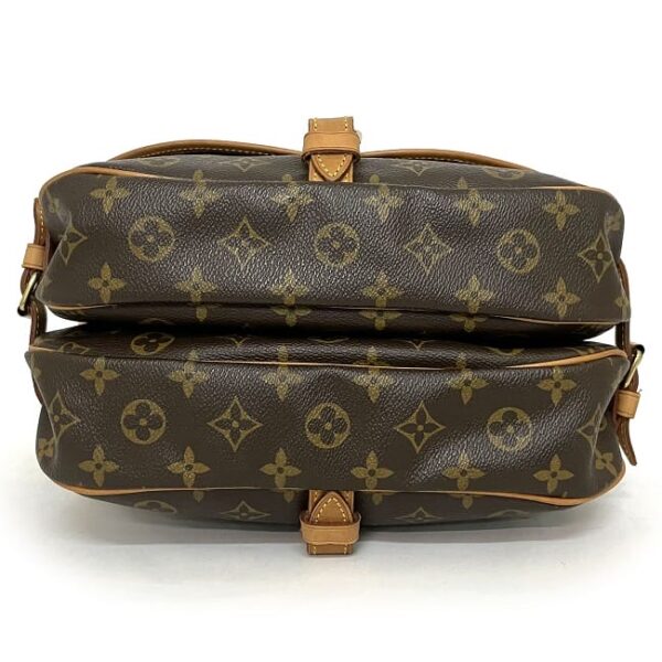 f17014 5 Louis Vuitton Saumur Crossbody Bag Monogram Canvas Brown Beige