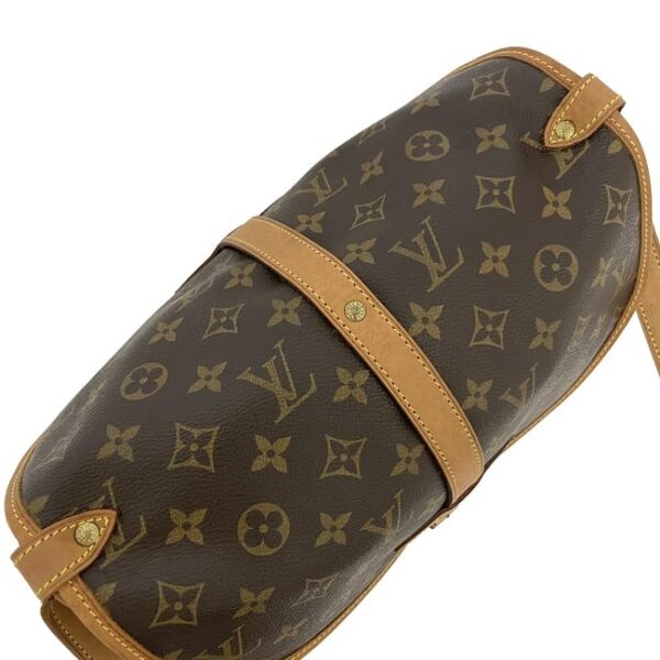 f17014 6 Louis Vuitton Saumur Crossbody Bag Monogram Canvas Brown Beige