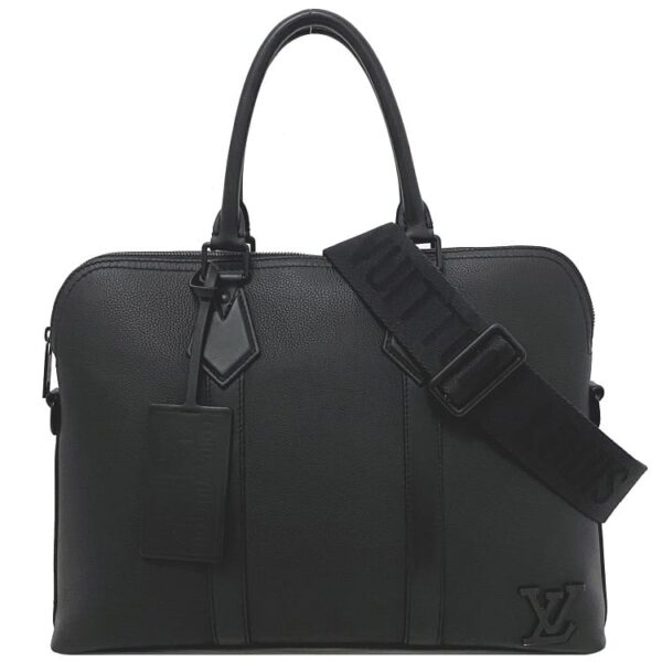 f17100 1 Louis Vuitton Takeoff Business Bag Leather Black