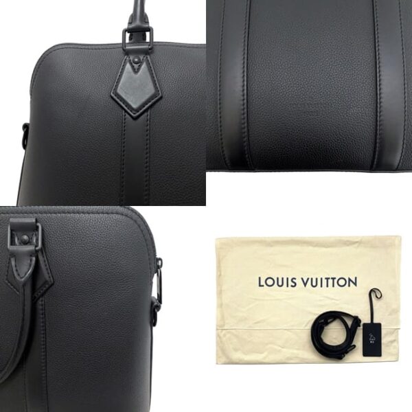 f17100 10 Louis Vuitton Takeoff Business Bag Leather Black