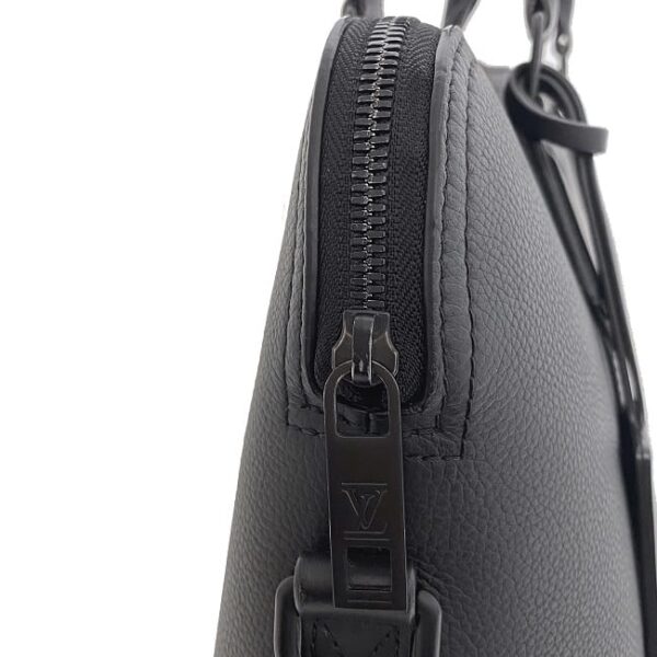 f17100 9 Louis Vuitton Takeoff Business Bag Leather Black