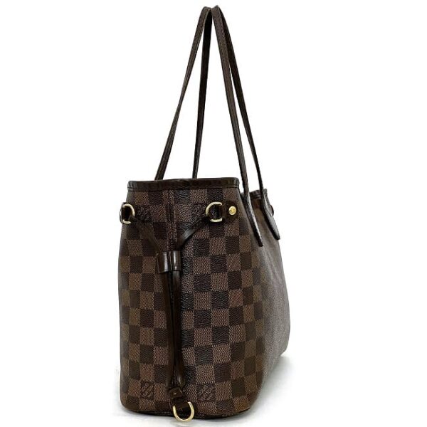 f17716 2 Louis Vuitton Neverfull PM Tote Bag Damier Canvas Brown