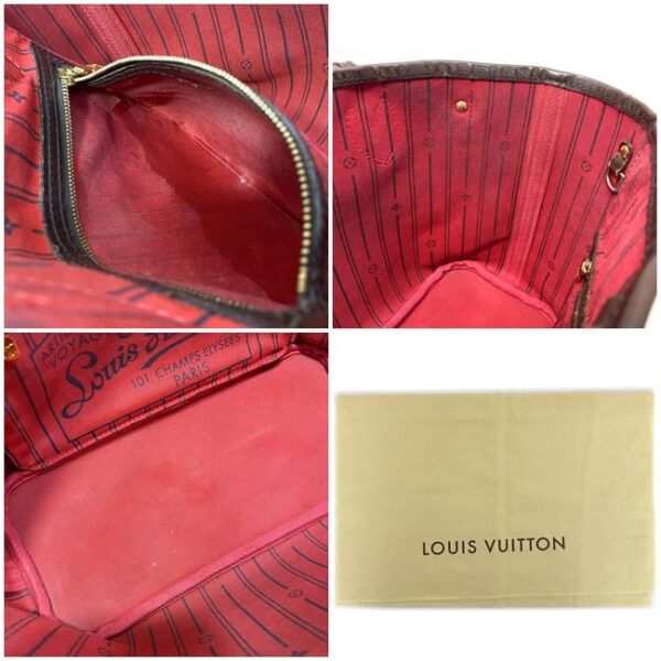 f17716 9 Louis Vuitton Neverfull PM Tote Bag Damier Canvas Brown