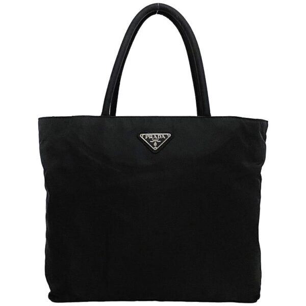 f17916 1 Prada Tote Bag Nylon Black