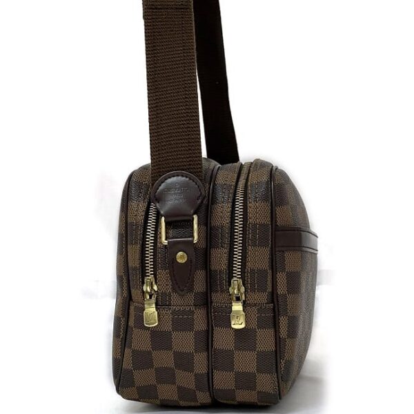 f18021 3 Louis Vuitton Reporter PM Messenger Bag Damier Canvas Brown