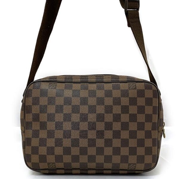 f18021 4 Louis Vuitton Reporter PM Messenger Bag Damier Canvas Brown