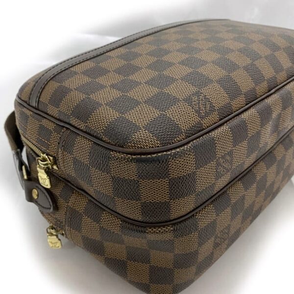 f18021 6 Louis Vuitton Reporter PM Messenger Bag Damier Canvas Brown