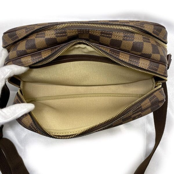 f18021 8 Louis Vuitton Reporter PM Messenger Bag Damier Canvas Brown