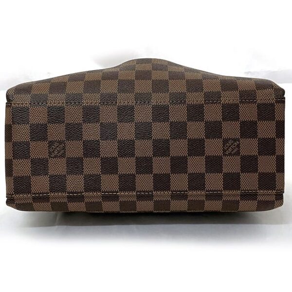 f18033 5 Louis Vuitton Odeon 2way Bag Damier Canvas Brown Black