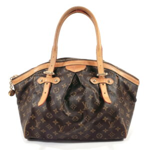 f2118734 1 Louis Vuitton Damier Azur Plan Soleil Hippo PM Tote Bag