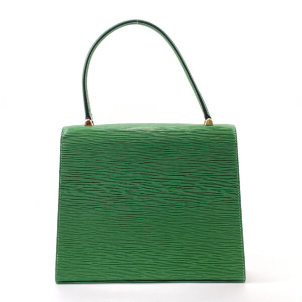 Louis Vuitton Malesherbes Handbag Epi Leather Green - Image 3