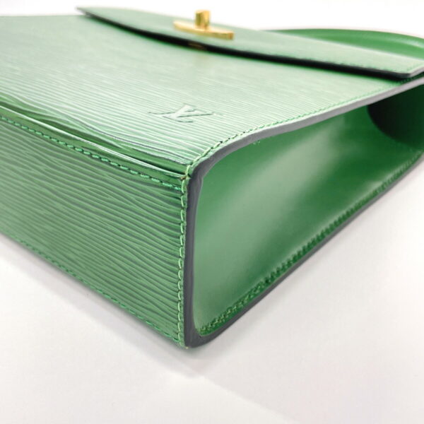 Louis Vuitton Malesherbes Handbag Epi Leather Green - Image 6