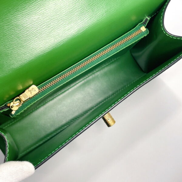 Louis Vuitton Malesherbes Handbag Epi Leather Green - Image 8