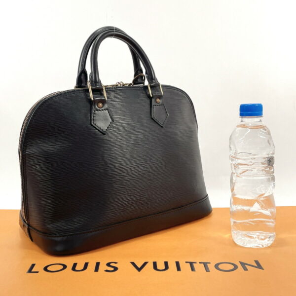 f3019469 2 Louis Vuitton Alma PM Handbag Epi Leather Black