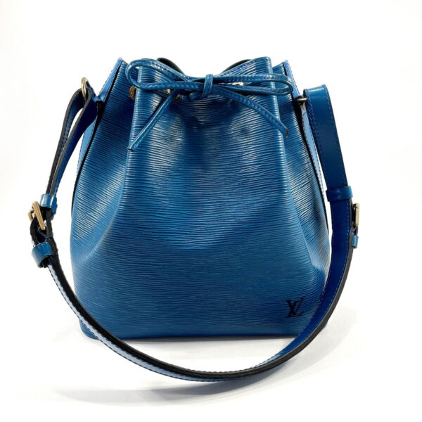 f3029857 1 Louis Vuitton Petit Noe Shoulder Bag Epi Leather Blue