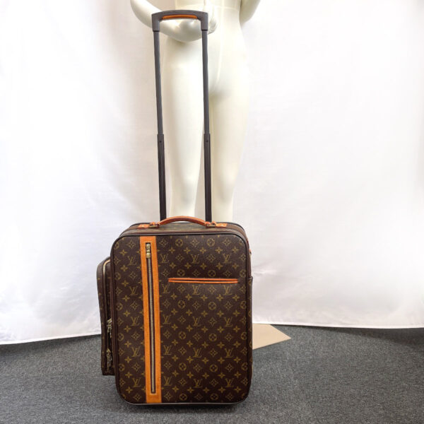 f3029861 14 Louis Vuitton Trolley 50 Bossfort Suitcase Monogram Canvas Brown