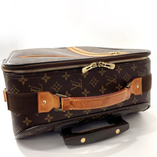 f3029861 6 Louis Vuitton Trolley 50 Bossfort Suitcase Monogram Canvas Brown