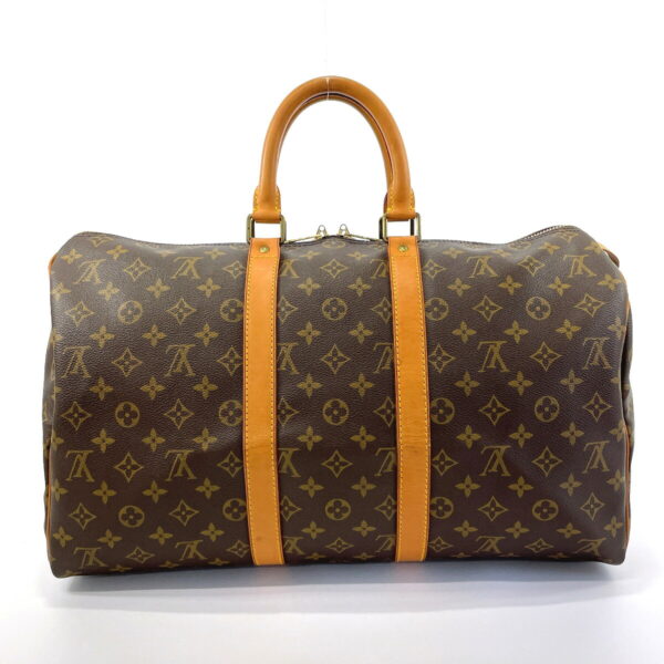 f3040020 3 Louis Vuitton Keepall 45 Bag Monogram Canvas Brown