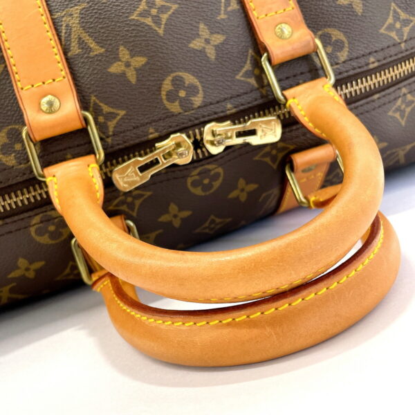 f3040020 7 Louis Vuitton Keepall 45 Bag Monogram Canvas Brown