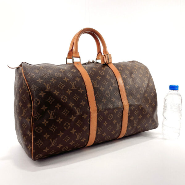 f3071464 2 Louis Vuitton Keepall 50 Bag Monogram Canvas Brown