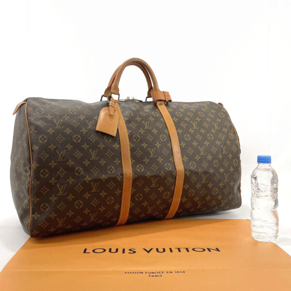 f3071554 2 Louis Vuitton Keepall 60 Bag Monogram Brown